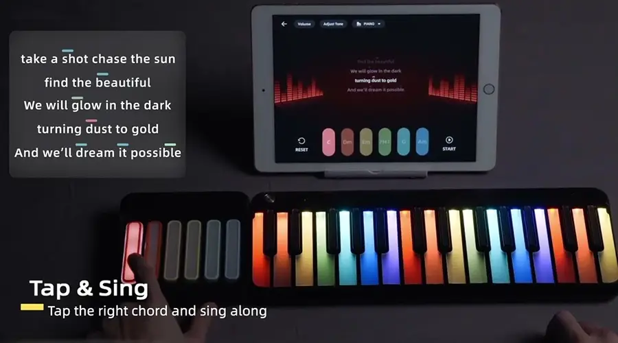 Popumusic 59-Key Digital Smart Piano | Popupiano