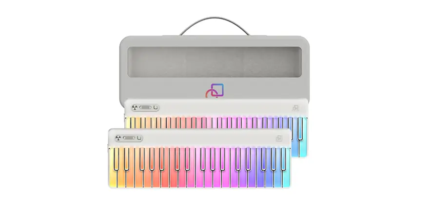 Unweighted Piano Keys