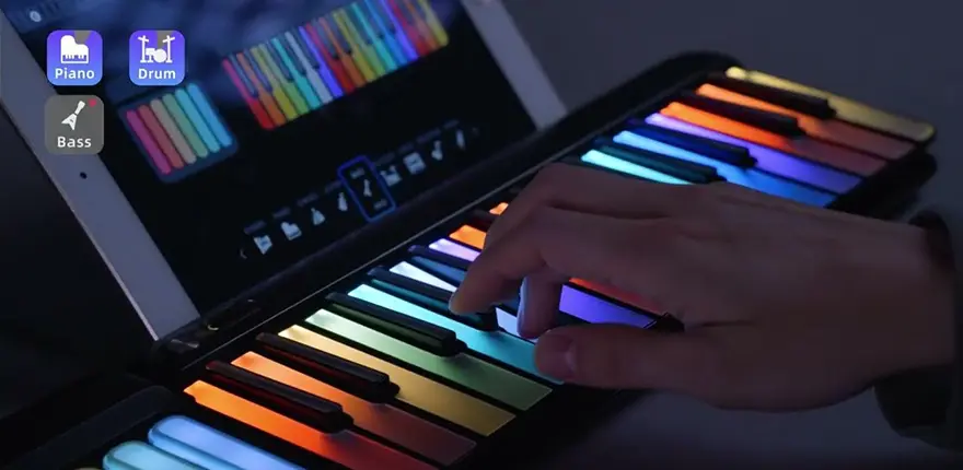 Digital portable piano
